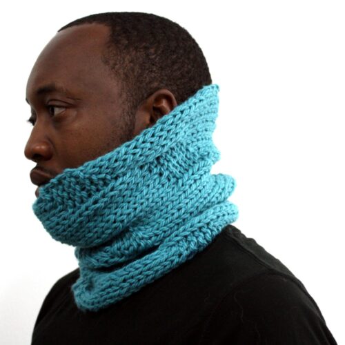 Light Teal Cowl - Image 2