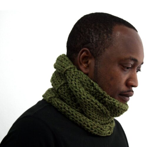 Army Green Neckwarmer - Image 2