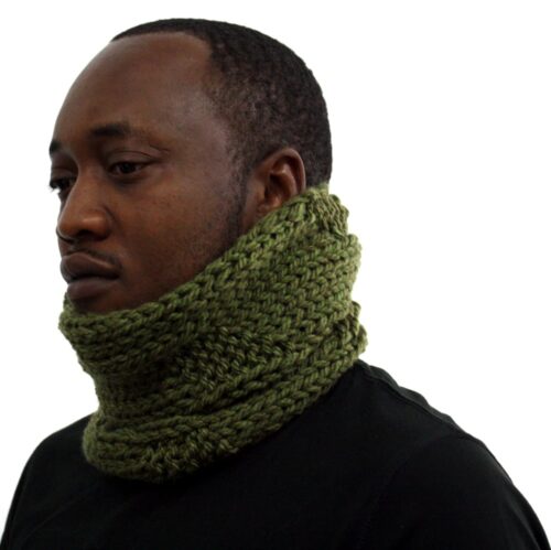 Army Green Neckwarmer - Image 3