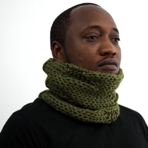 Army Green Neckwarmer - Image 4
