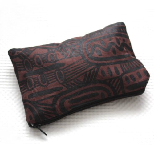 Chocolate Batik Zipper Pouch - Image 2
