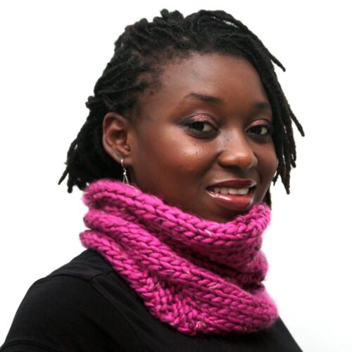 Pink Wool Snood