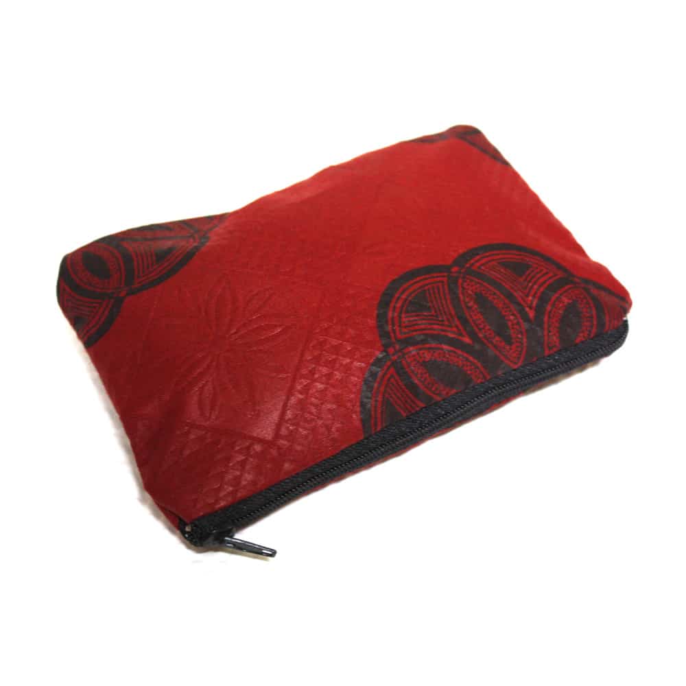 Little Red Zipper Pouch by Urbanknit