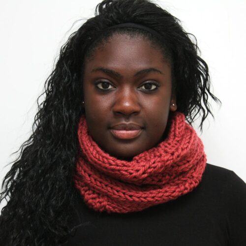 Wine wool cowl