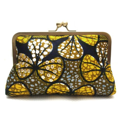 Yellow Petals Mini Snap Clutch