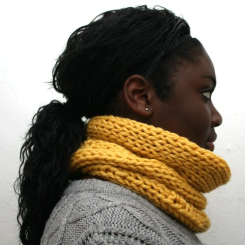 Mustard Yellow Cowl