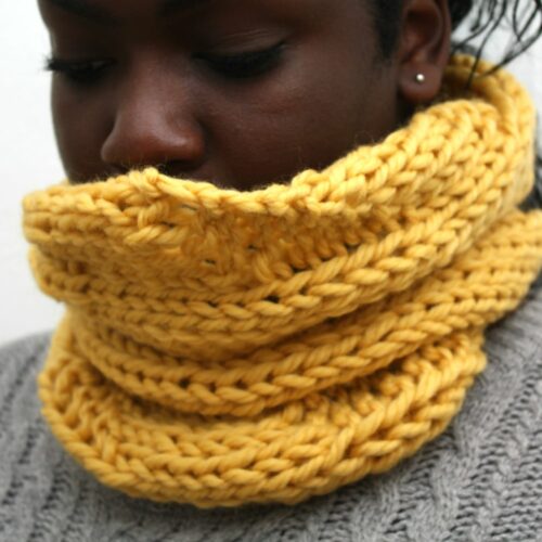 Mustard Yellow Cowl