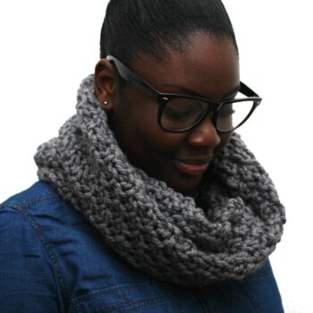 Large Grey Cowl