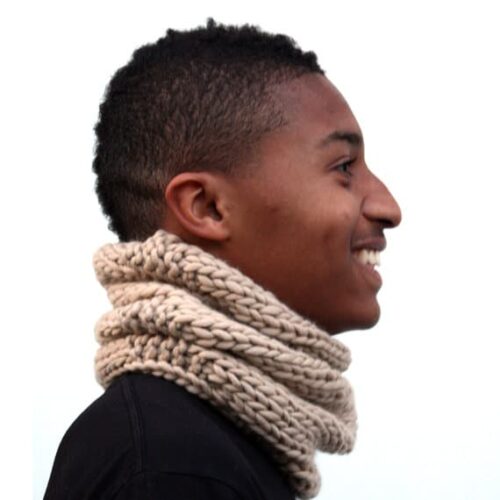 Cream Cashmere Cowl