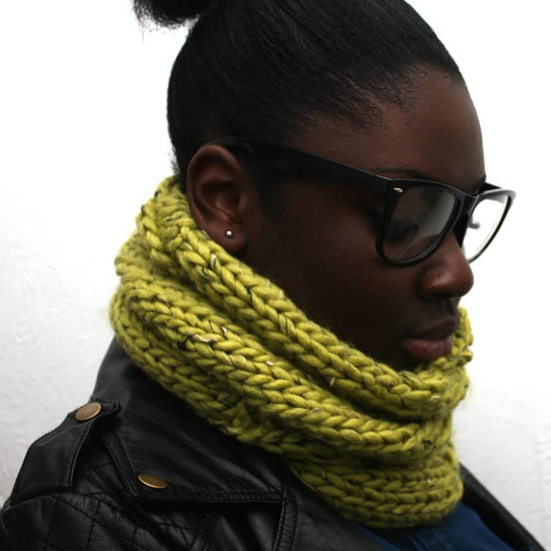 Lime Green Cowl