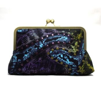 Purple Thames Mini Snap Clutch