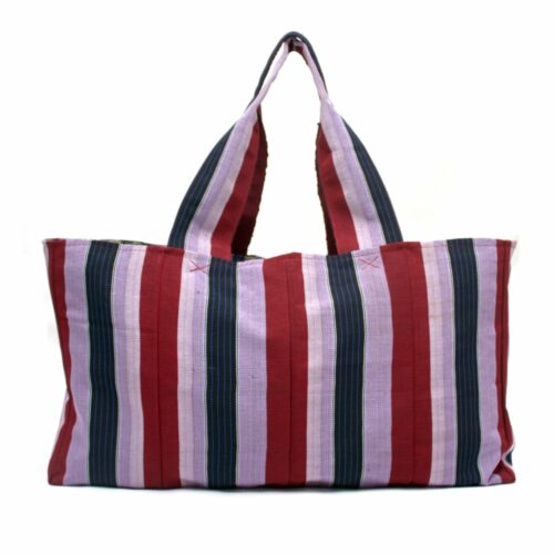 Berry Stripe Tommy Tote