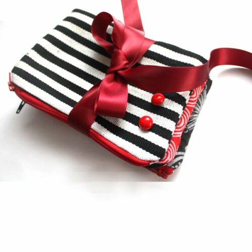 Zebra Zipper Pouch Set