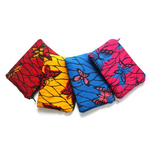 African Butterfly print Zipper set