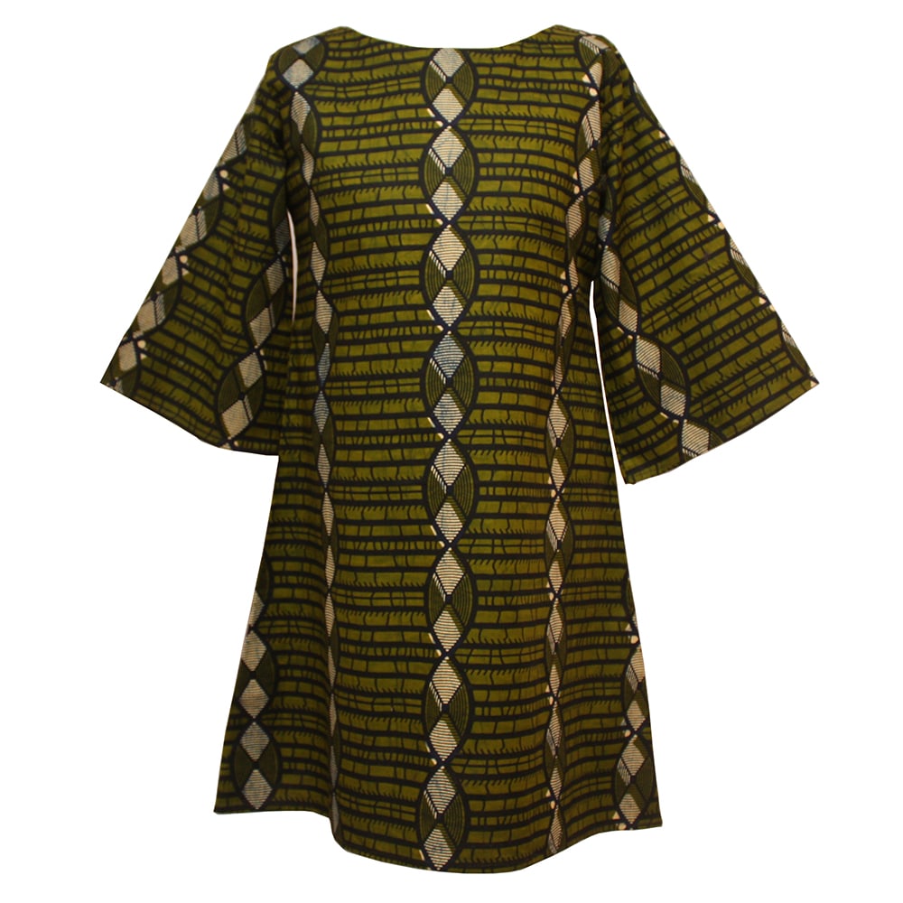 ankara tunic dress