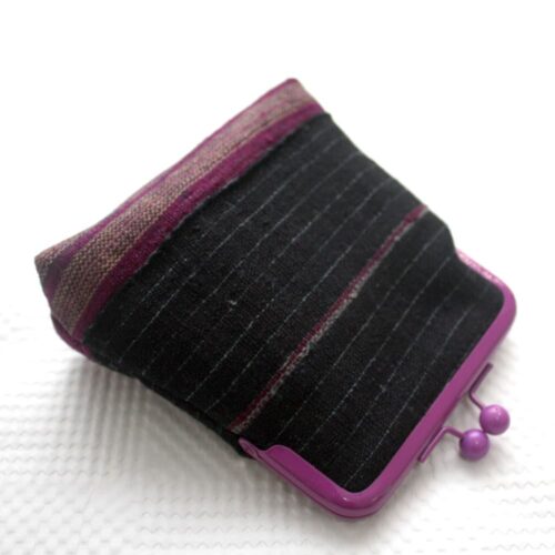 Black Aso-oke Pico Pouch - Image 4