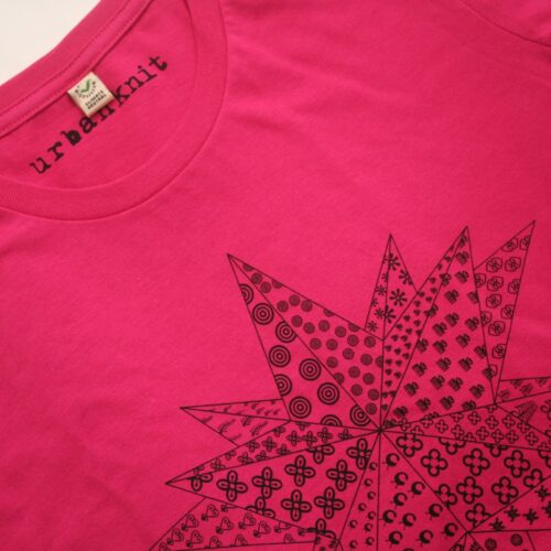 Adinkra Star Hot Pink