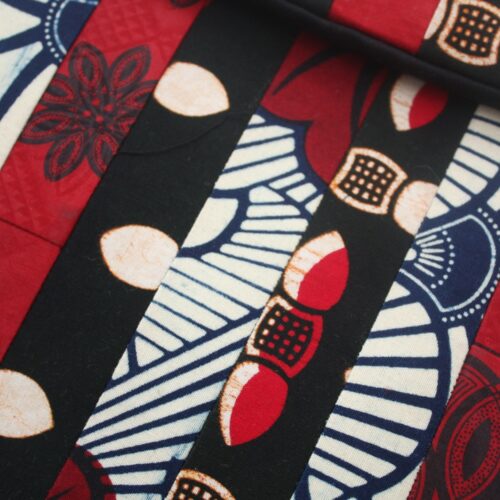 Red Ankara Patchwork