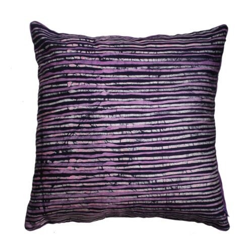 Radiant Orchid Batik cushion