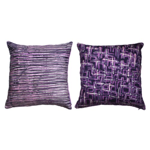 Radiant Orchid Batik cushion