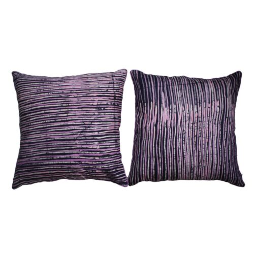 Radiant Orchid Batik cushion