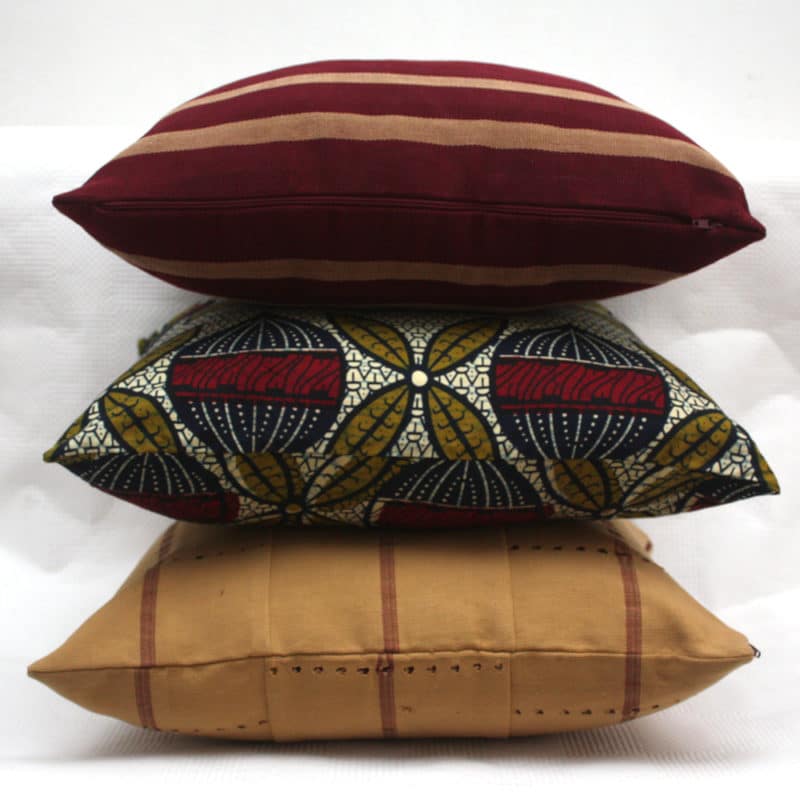 Urbanknit Trio of African Cushions