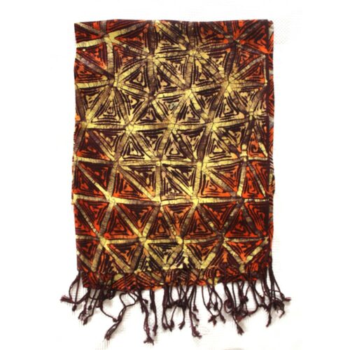 Citrus Fireworks Splash Shawl