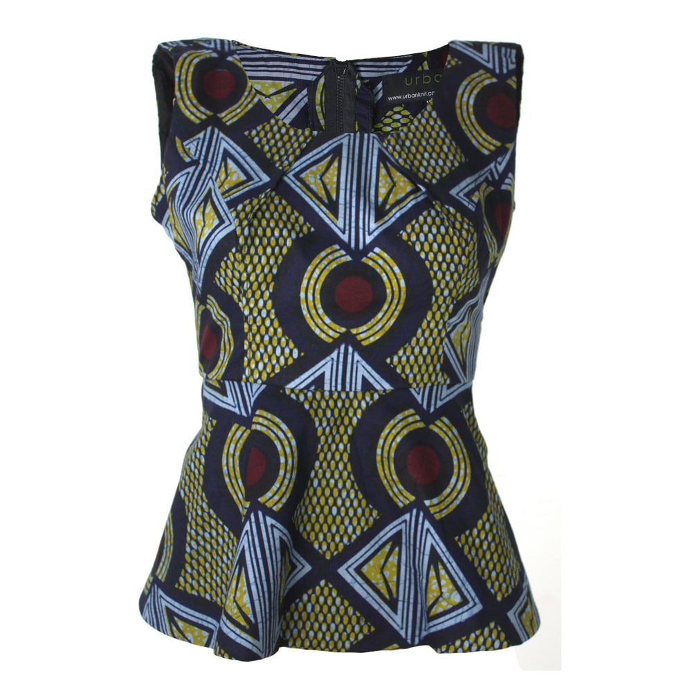 peplum tops made with ankara