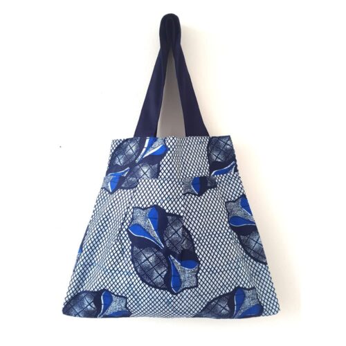 Blue Shell Ankara Tote