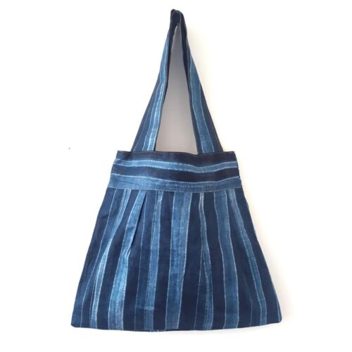 Green Eleko Adire Bee Bag
