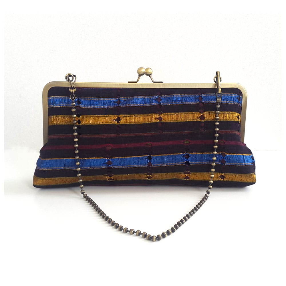 Aso oke clutch