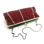 Maroon Aso-oke Clutch Purse - Image 3