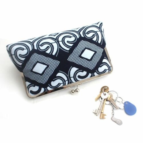 Blue Ankara print Clutch - Image 7
