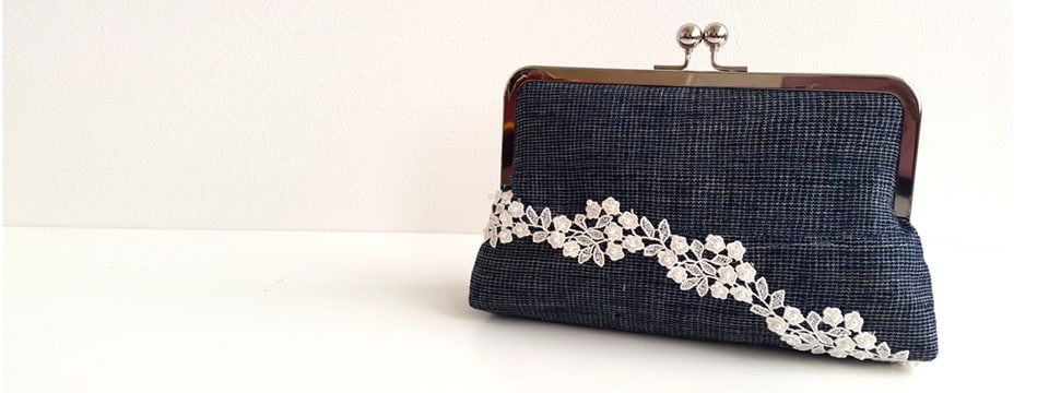 Etu and Lace minisnap clutch