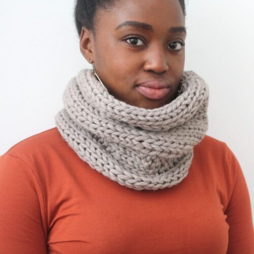 Taupe Cowl