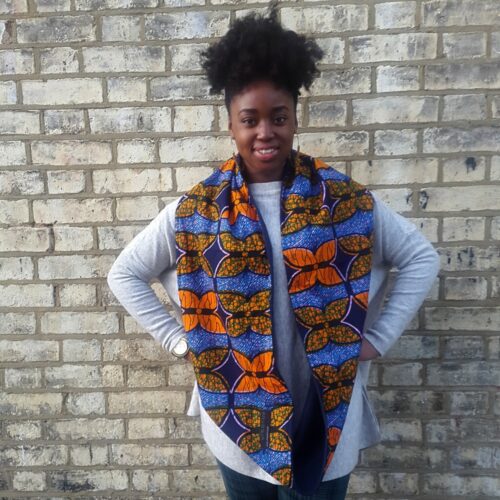 African print snood