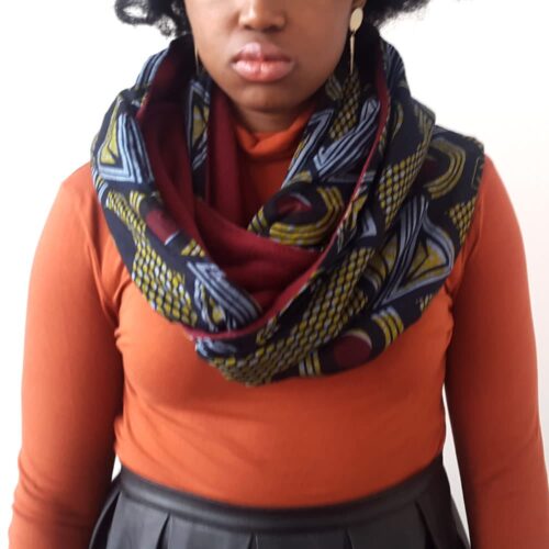 Ankara Snood Scarf - Image 2