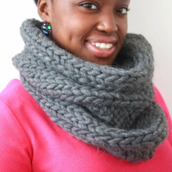 Grey Alpaca Snood