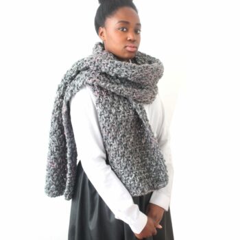 ZALA scarf - Grey mix