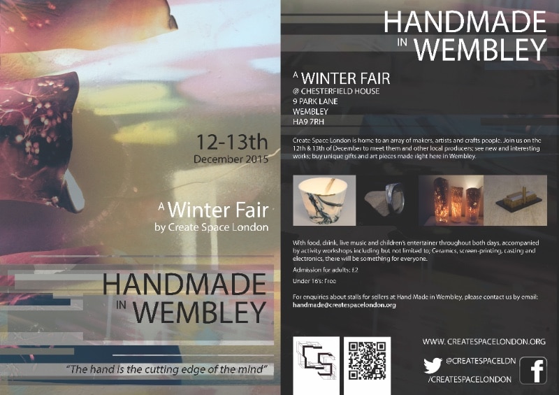 Handmade in Wembley- Christmas Fair