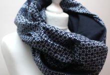 Winter ready with the Blue Ankara Snood Scarf