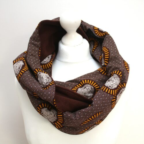 Lion Print Snood Scarf