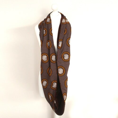 Lion Print Snood Scarf - Image 4