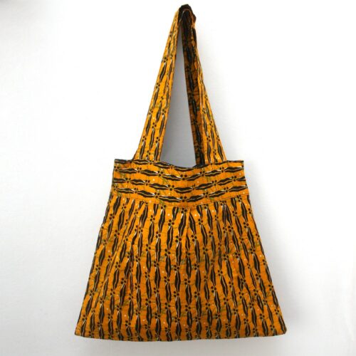 Yellow Print Tote Bag