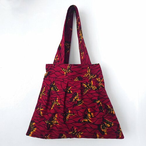 Red Butterfly Tote Bag