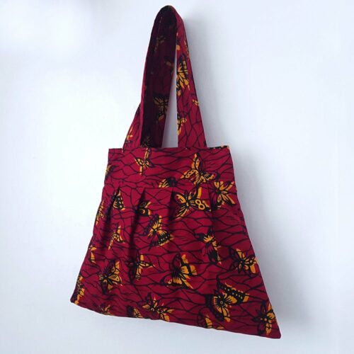 Red Butterfly Tote Bag - Image 3