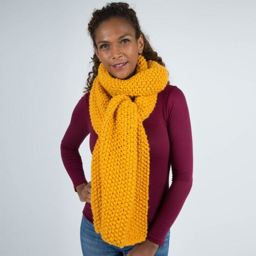 Giant Yellow Scarf