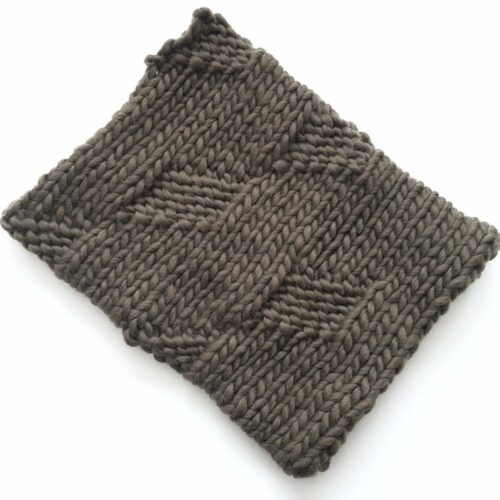 Olive Green Funky Wool Snood