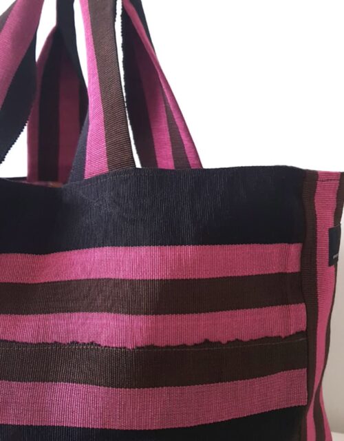 Pink and Brown Tommy Tote - Image 2