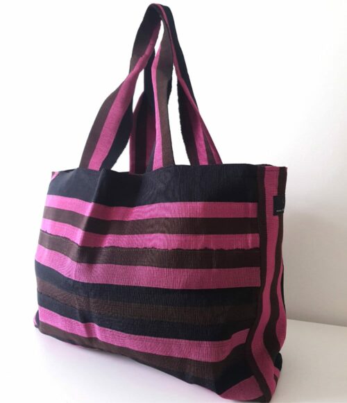 Pink and Brown Tommy Tote - Image 3